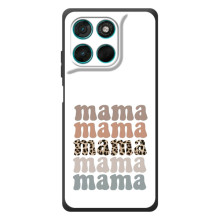 Чехлы для мамы на Motorola Moto G57 Power (Мама коллаж)