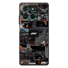 Чехол Формула1 на Motorola Moto G57 Power – Коллаж Ф1