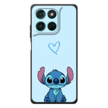 Чехол с рисунком Стич для Motorola Moto G57 Power – Голубой Стич