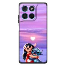 Чехол с рисунком Стич для Motorola Moto G57 Power – Стич и Лило