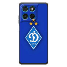 Чехол с ФК Динамо Киев на Моторола Мо́то G57 Павер (Эмблема Динамо)