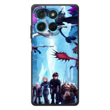 Чехол с принтом дракон Беззубик для Моторола Мо́то G57 Павер (Герои Беззубика)