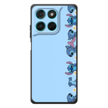 Чехол с принтом Стич на Motorola Moto G57 Power (Стич фон)