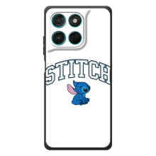 Чехол с принтом Стич на Motorola Moto G57 Power (Стич лого)