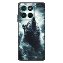 Чохол з картинкою 'Хижаки' для Motorola Moto G57 Power – Вовк