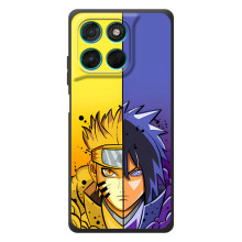 Купить Чехлы на телефон с принтом Anime для Motorola Moto G57 Power (Naruto Vs Sasuke)