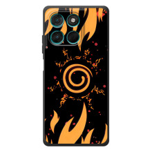 Купить Чехлы на телефон с принтом Anime для Motorola Moto G57 Power (Солнце Наруто)