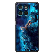 Чехлы с тематикой "Мрамор" на Мотелеа Моти Г57 Пауэр – Синий мрамор