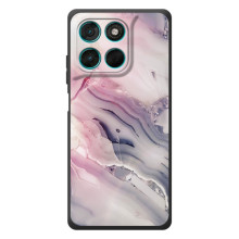 Мраморный чехол на Motorola Moto G57 Power (VPrint) (Пурпурный Мрамор)