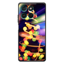 Новорічні Чохли для Мо Motorola Мо G57 Павер (VPrint) (Ялинка в огоньках)