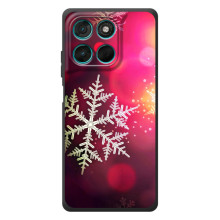 Новорічні Чохли для Мо Motorola Мо G57 Павер (VPrint) (Сніжинка)