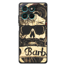 Силиконовый бампер (Работники) на Motorola Moto G57 Power – Барбер шоп