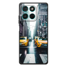 Силиконовый бампер (Работники) на Motorola Moto G57 Power – Такси