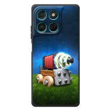 Силіконовий Чохол (атрибутика Клеш Роял) для Motorola Moto G57 Power – Гармата