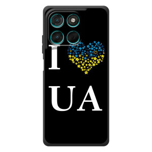 Силиконовый Чехол на Motorola Moto G57 Power (Я-Украина) – I Love UA