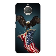 Чехол Флаг USA для Motorola Moto G5s Plus – Орел и флаг