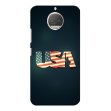 Чехол Флаг USA для Motorola Moto G5s Plus – USA