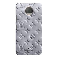 Текстурный Чехол Louis Vuitton для Мото Джи 5с Плюс – Белый ЛВ