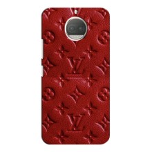 Текстурный Чехол Louis Vuitton для Мото Джи 5с Плюс – Красный ЛВ