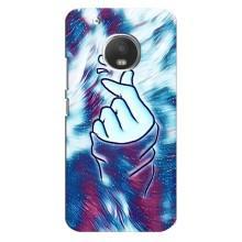Чохол з принтом для Motorola MOTO G5s (AlphaPrint - Знак сердечка)