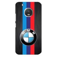 Чехол для Мото G5s - с принтом БМВ (AlphaPrint) – Лого BMW