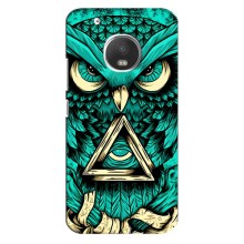 Чохол з пташками на Motorola MOTO G5s (VPrint) (Сова з оком)