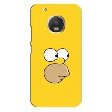 Чехол с Симпсонами для Motorola MOTO G5s (VPrint) – Гомер