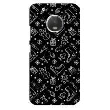 Новорічні, Святкові Чохли для Motorola MOTO G5s - 2024 год (Новорічний фон)