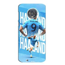 Чехлы с принтом для Motorola MOTO G6 Plus Футболист (Erling Haaland)