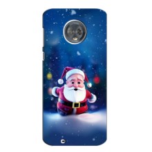 Чехлы на Новый Год Motorola MOTO G6 Plus – Маленький Дед Мороз
