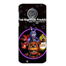 Чехлы Пять ночей с Фредди для Мото Джи 6 Плюс (Лого Фредди)
