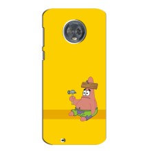 Чехлы с Патриком на Motorola Moto G6 Plus (Ошибочка)