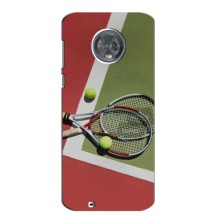 Чехлы с принтом Спортивная тематика для Motorola Moto G6 Plus – Ракетки теннис