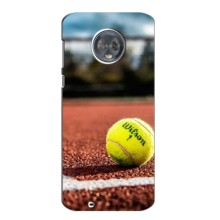 Чехлы с принтом Спортивная тематика для Motorola Moto G6 Plus (Теннисный корт)