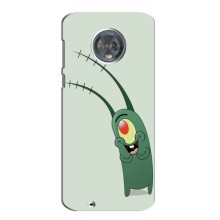 Чехол с картинкой "Одноглазый Планктон" на Motorola Moto G6 Plus (Милый Планктон)