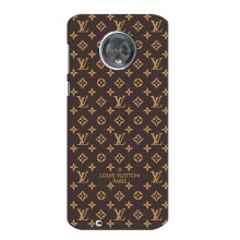 Чехол Стиль Louis Vuitton на Motorola Moto G6 Plus (Фон Луи Виттон)