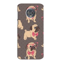 Чехол (ТПУ) Милые собачки для Motorola Moto G6 Plus (Собачки Мопсики)