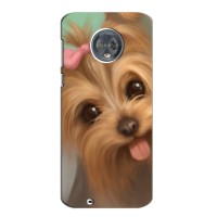 Чехол (ТПУ) Милые собачки для Motorola Moto G6 Plus – Йоршенский терьер