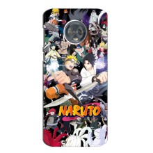 Купить Чехлы на телефон с принтом Anime для Мото Джи 6 Плюс (Наруто постер)