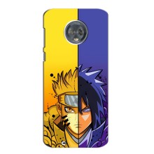 Купить Чохли на телефон з принтом Anime для Мото Джи 6 Плюс – Naruto Vs Sasuke