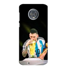 Чехлы для Motorola MOTO G6 (Leo чемпион) (AlphaPrint) (Кубок Месси)
