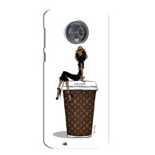 Чехлы Луи Витон для Motorola MOTO G6 (AlphaPrint - LOUIS VUITTON) (кофе LOUIS VUITTON)