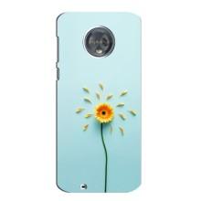 Чохли з квітами для Motorola MOTO G6 (VPrint) (Жовта квітка)