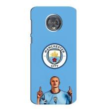 Чехлы с футболистом Ерлинг Холанд для Motorola MOTO G6 (AlphaPrint) – Холанд Манчестер Сити
