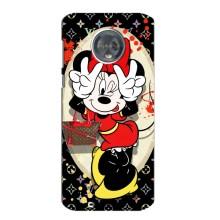 Чохол Disney Mouse Motorola MOTO G6 (PREMIUMPrint) (Мінні peace)