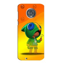 Чехол Бравл Старс для Motorola MOTO G6 – LEON в кофте