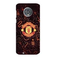 Чохол Манчестер Юнайтед для Моторола МОТО G6 (AlphaPrint) – емблема МЮ