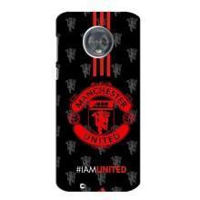 Чохол Манчестер Юнайтед для Моторола МОТО G6 (AlphaPrint) – лого МЮ