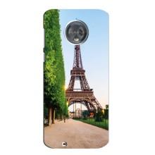 Чохол Ейфелева Вежа Motorola MOTO G6 - (AlphaPrint) (Дорога до Парижу)