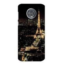 Чохол Ейфелева Вежа Motorola MOTO G6 - (AlphaPrint) (Нічний Париж)